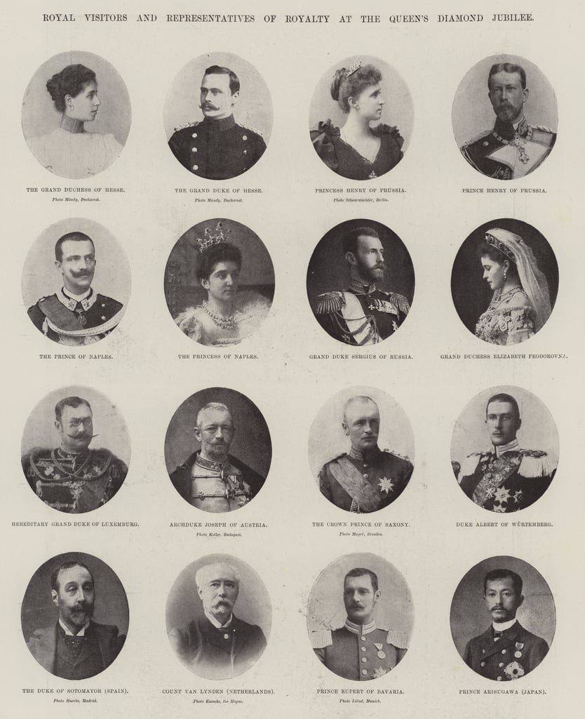 Among the guests at Queen Victoria's Diamond Jubilee in 1897 were Grand Duke Sergei Alexandrovich and his wife, Grand Duchess Elizabeth Feodorovna, a granddaughter of Queen Victoria
