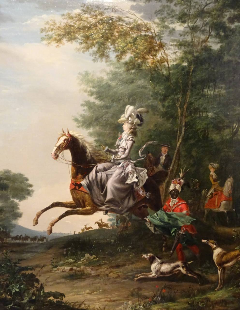 Marie Antoinette, Queen of France, Hunting with Hounds