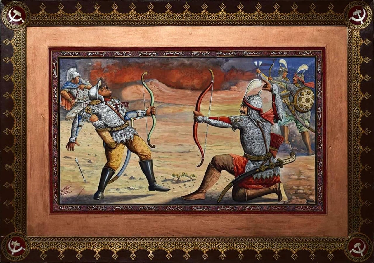 Victoire de l'Armée rouge sur le fascisme, Hossein Tahirzadeh Behzad, Iran, 1945