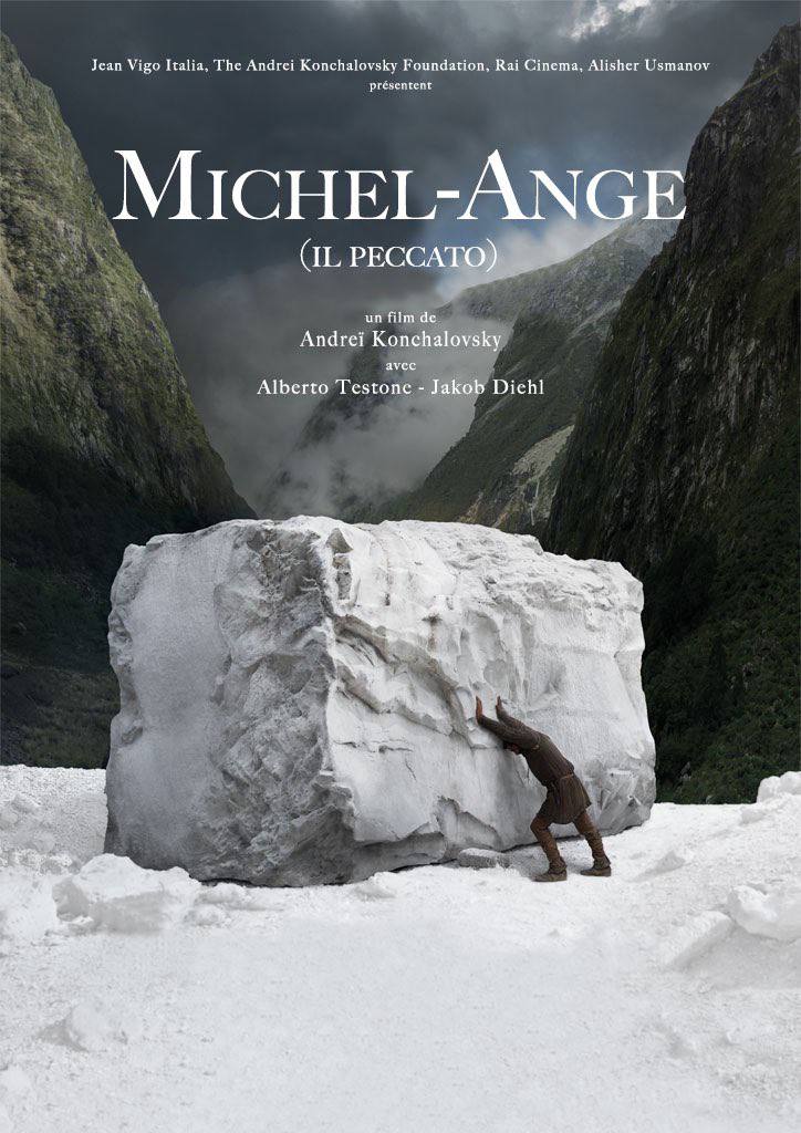 Affiche du film « Le Péché » d'Andreï Kontchalovski sur la vie de Michel-Ange
