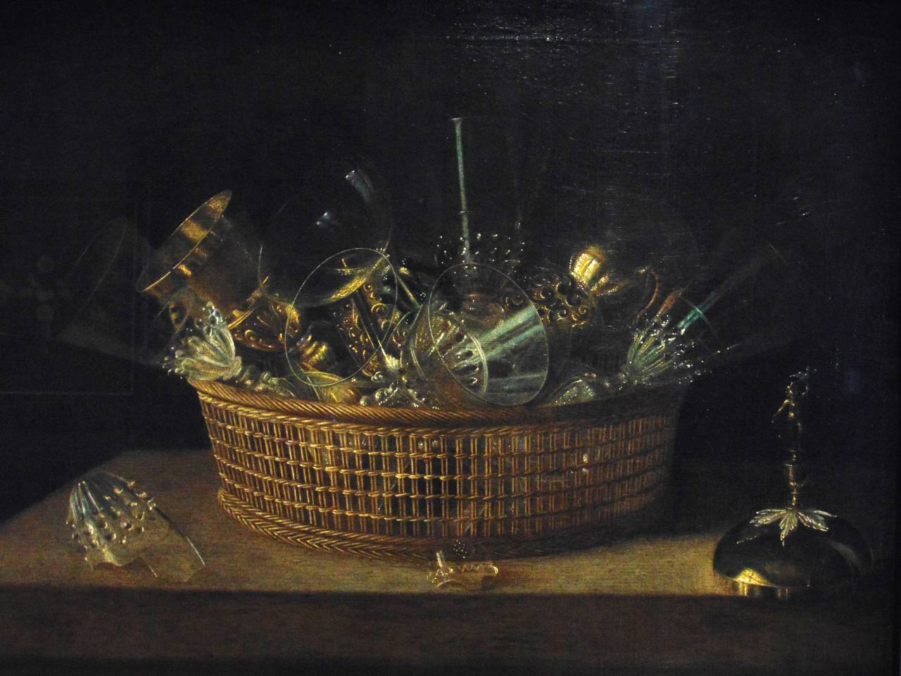 One of the greatest German still-life masters, Sebastian Stoskopff (1597-1657), specialised in depicting glass goblets and beakers