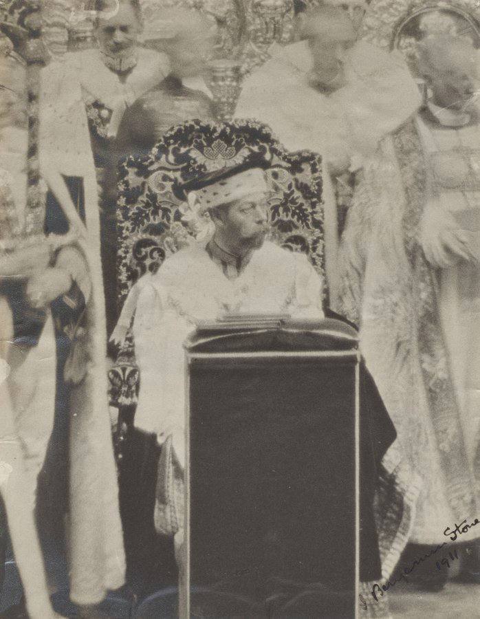 Georges V lors de son couronnement en 1911