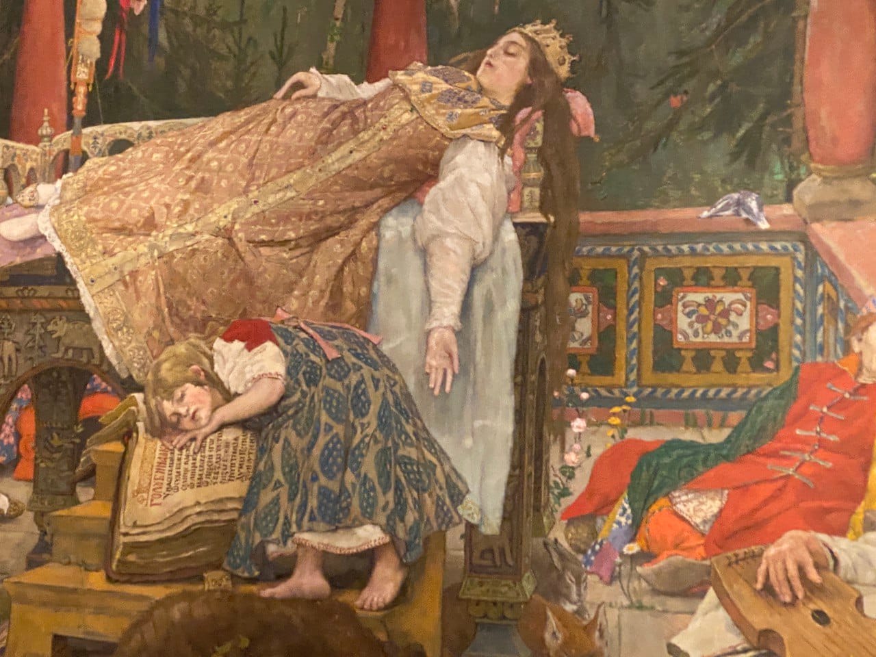 The Sleeping Princess and the “Dove Book” in the Last Painting of the “Poem of Seven Fairy Tales” Cycle