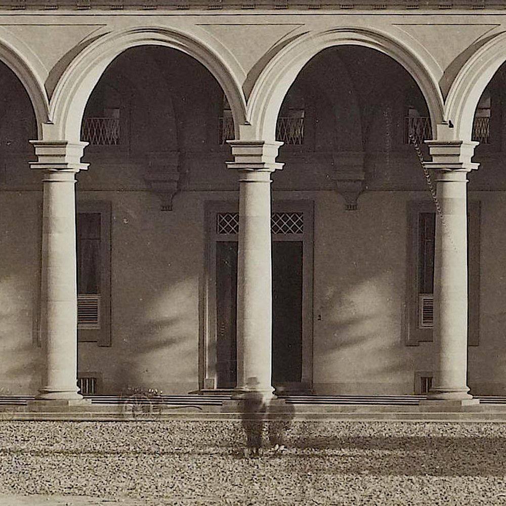 Longue pose, Florence, piazza della Libertà, 1880