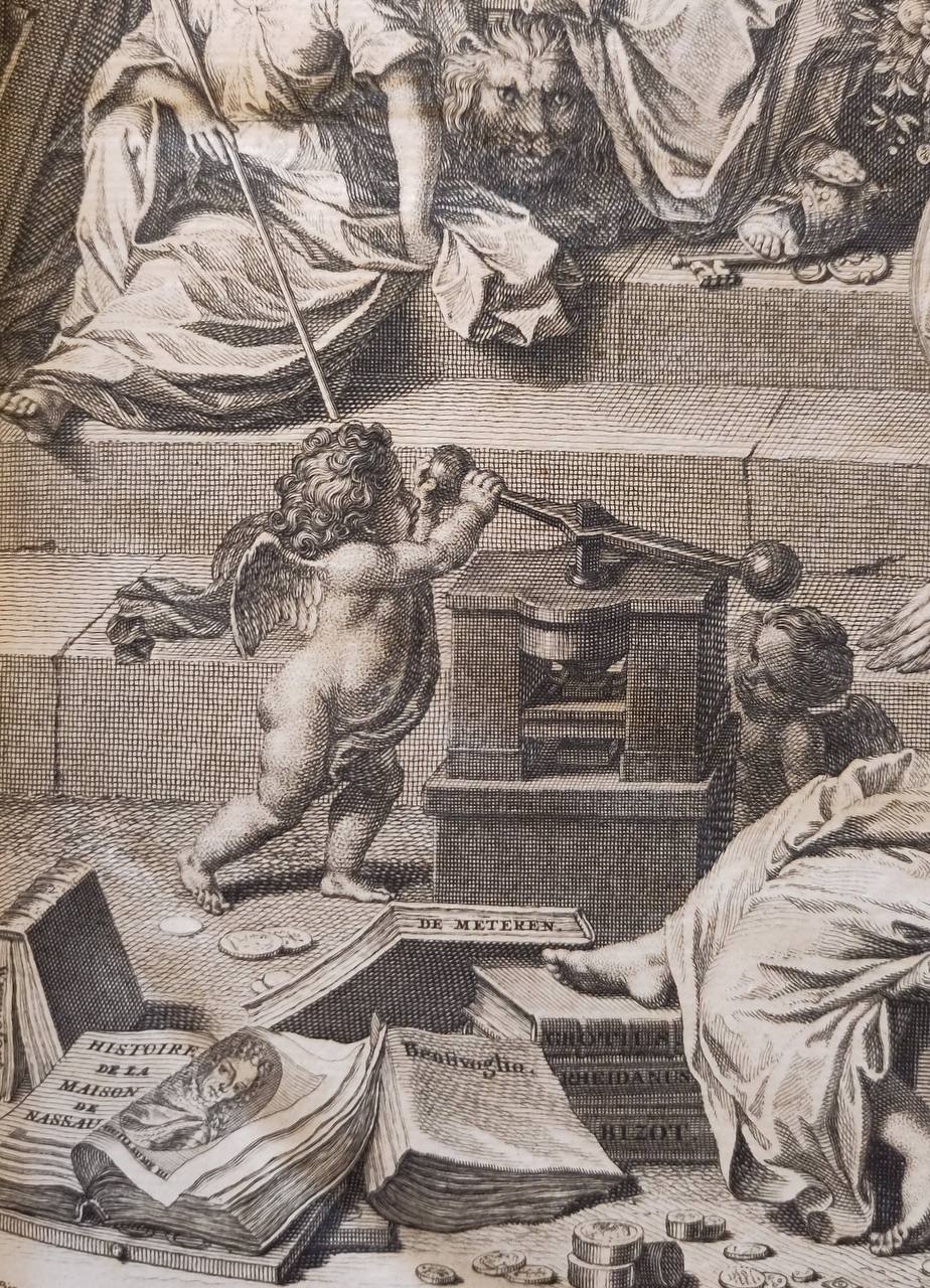 Every morning I tell myself: one more day, one more chance to labour according to my strength and talents, like the little angel at the bookbinder's press in the engraving from Jean Leclerc's History of the Netherlands of 1728