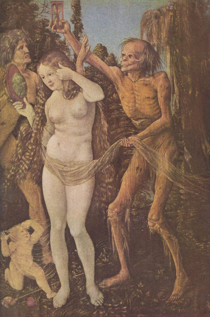 Hans Baldung, paintings on the theme of the three (seven) ages of woman and death