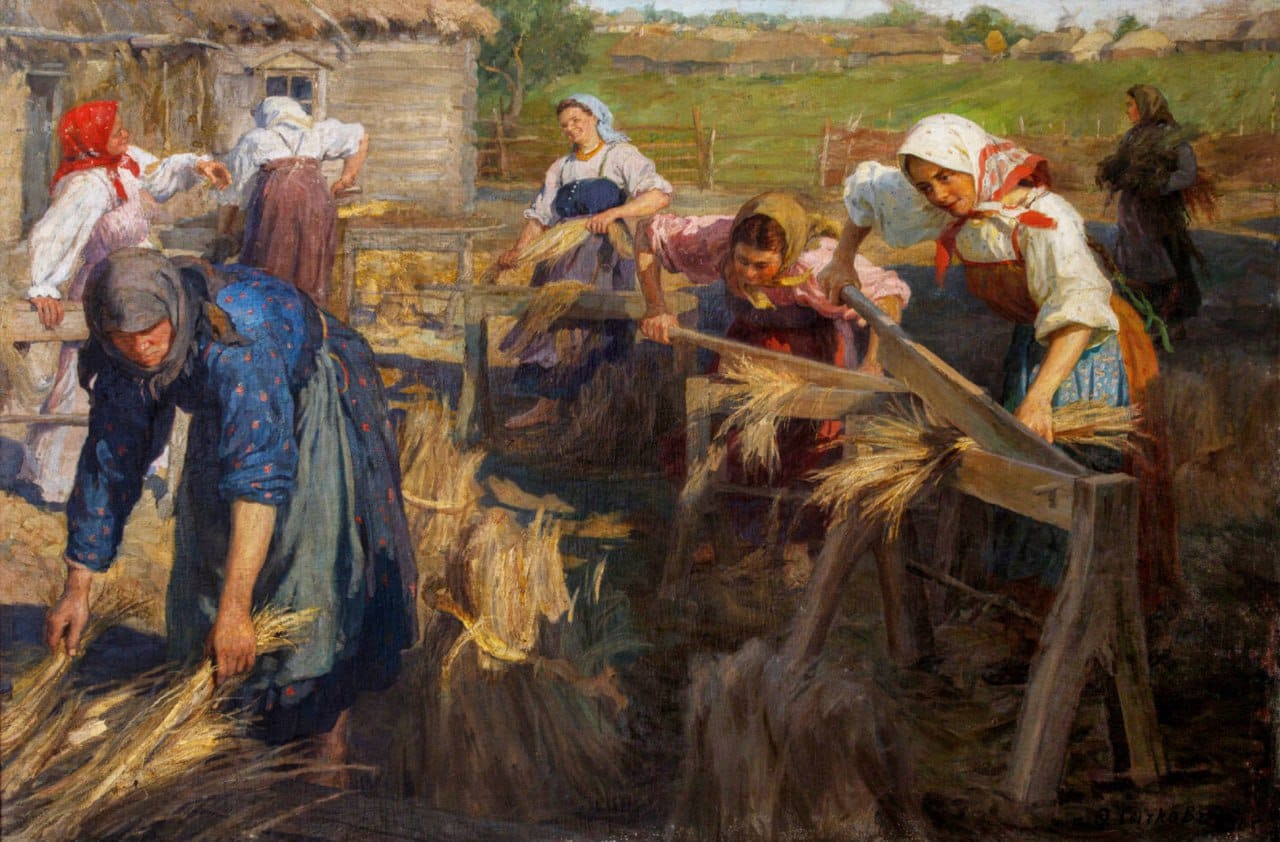 Paintings by Fedot Sychkov (1870-1958), Honoured Art Worker of the RSFSR and People's Artist of the Mordovian ASSR