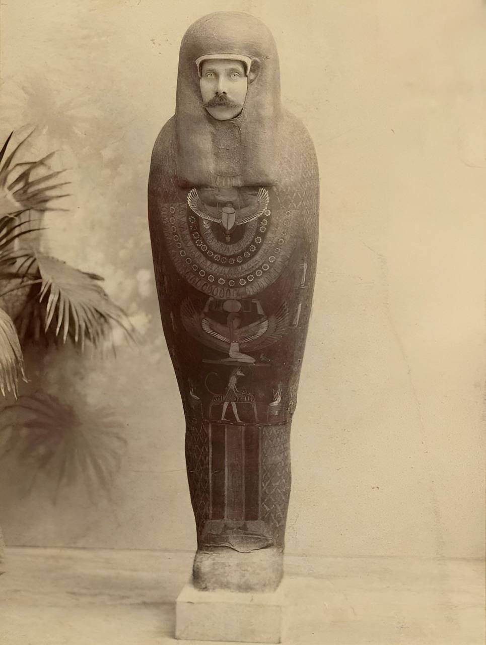 Archduke Franz Ferdinand Tries On the Costume of a Pharaoh of Egypt, 1894