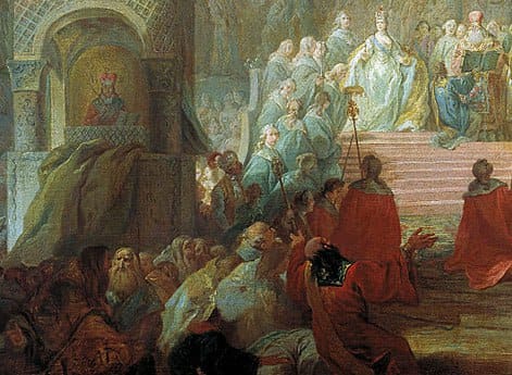 В новый 1766 год прекрасный оратор и мыслитель Митрополит Московский Платон в придворной церкви сказал Слово перед Екатериной II и наследником Павлом Петровичем о сути и природе времени