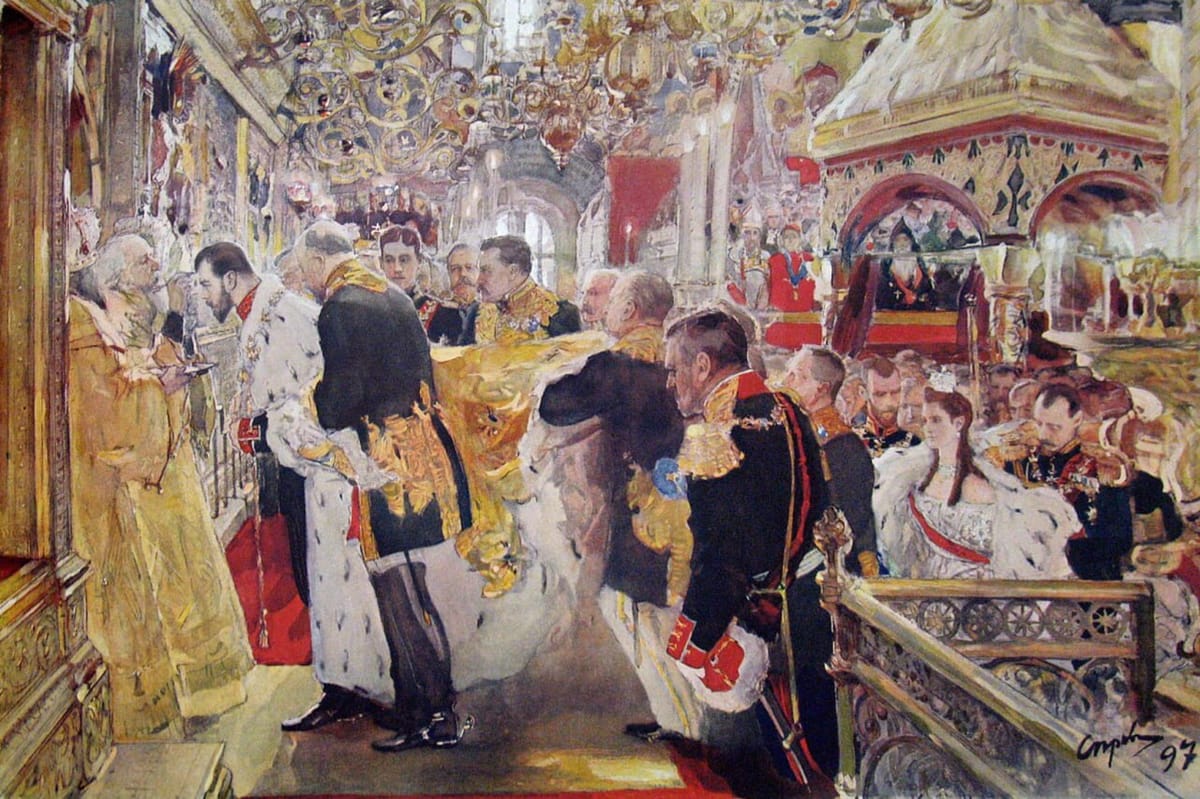 Коронация Николая II, Валентин Серов
