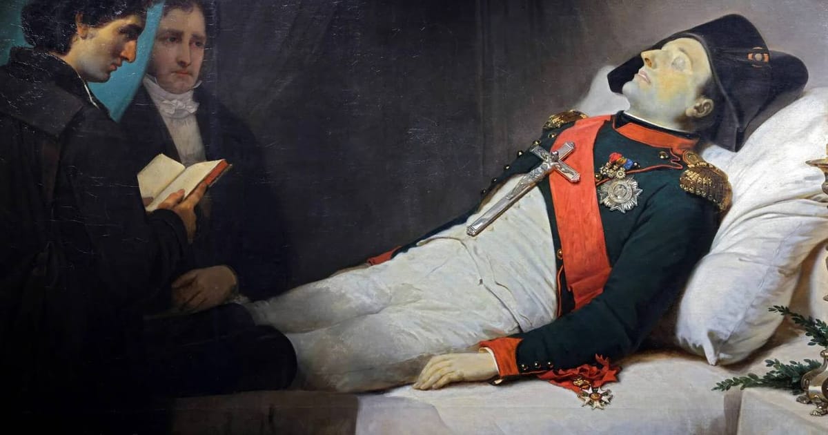 Смерть Наполеона в изгнании 5 мая 1821 года и отклик Шатобриана