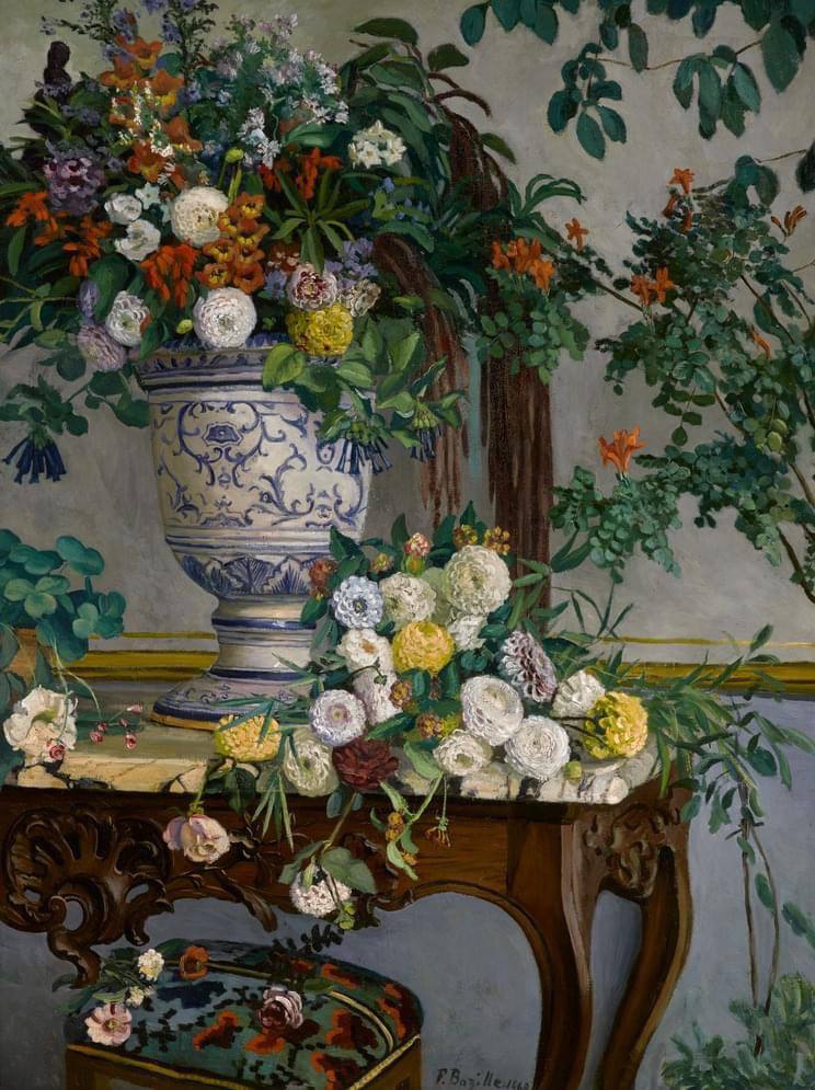 Цветы, Фредерик Базиль, 1868 год