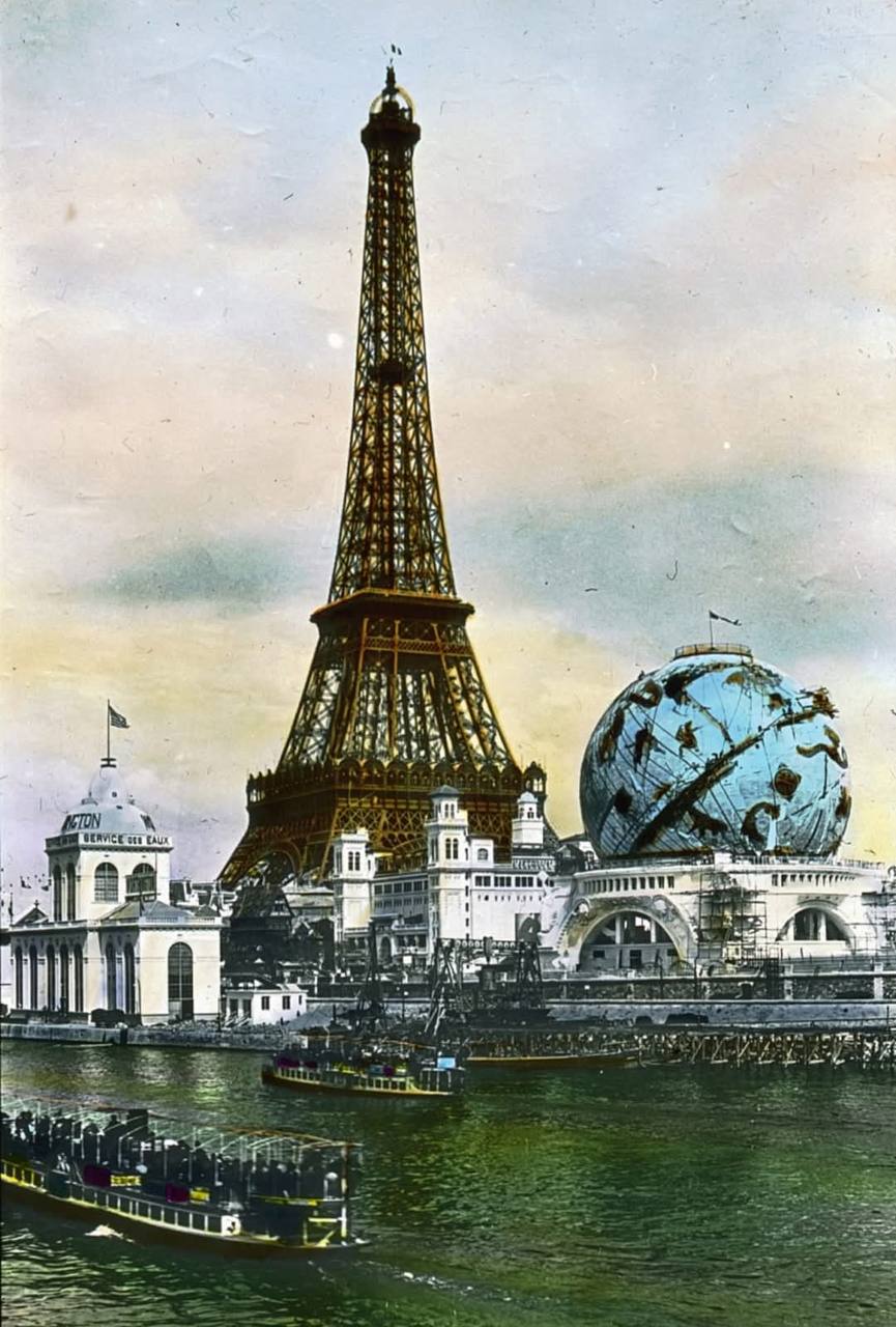 Globe Céleste, гигантский глобус Всемирной выставки 1900 года в Париже, и его снос