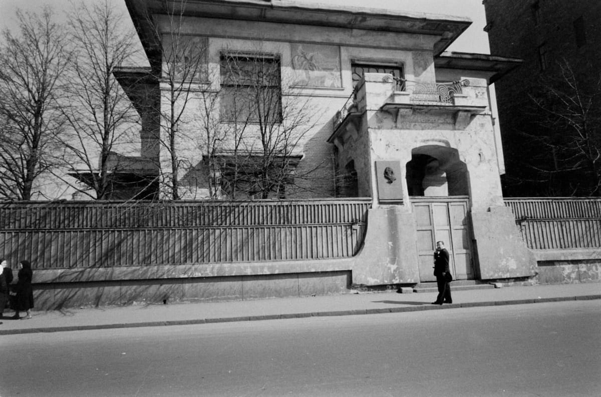 Борис Шаляпин в Москве в 1960 году