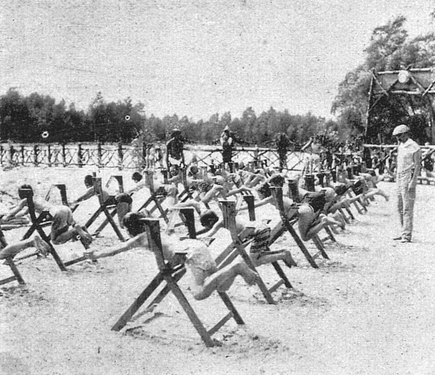 Урок плавания, Вена, 1911 год
