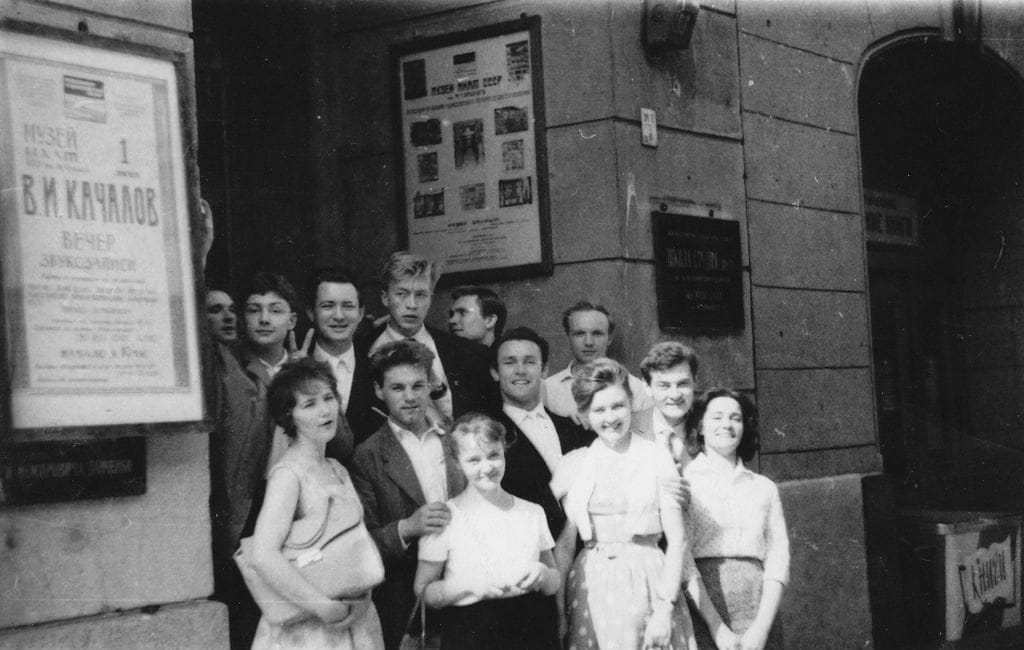 На этом снимке начала 1960-х - студенты Школы-студии МХАТ