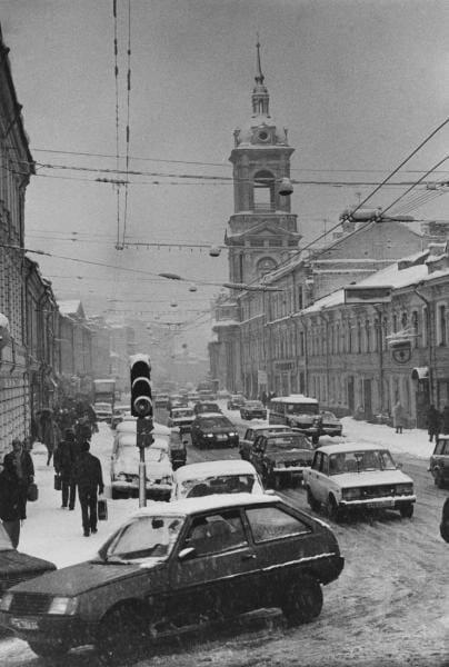 Зима в Замоскворечье в 1990-е