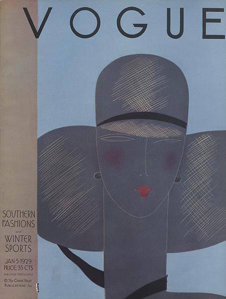 Январская обложка Vogue 1929 года