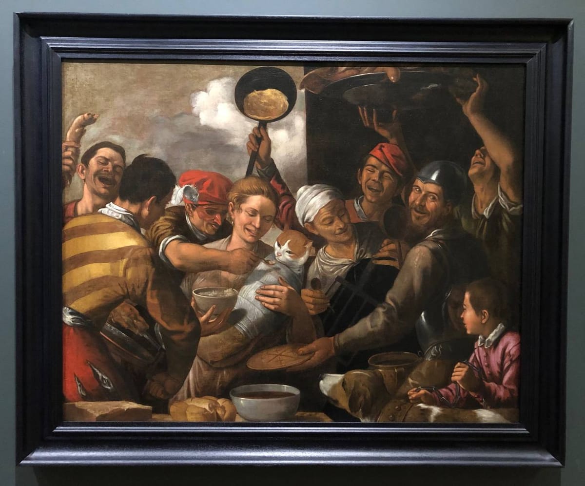 «Спелёнатая кошка», приписываемая Никколо Франжипану (1555–1600), Нантский музей изящных искусств