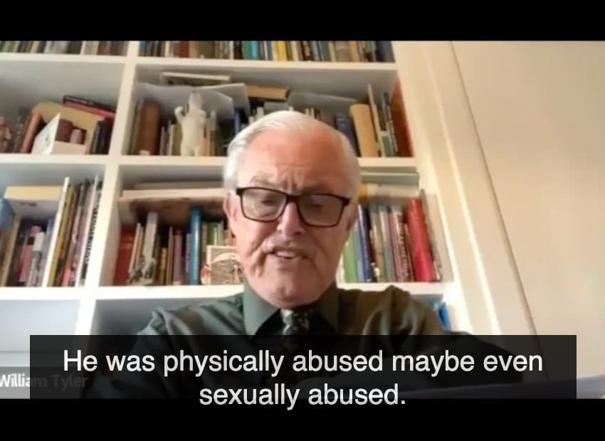 He was physically abused, maybe even sexually abused