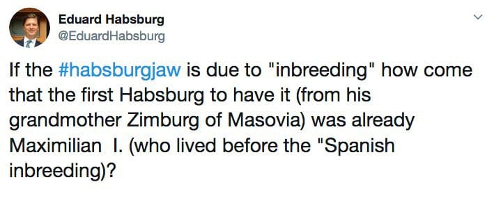 На Дэйлимейл вышла большая статья о челюсти Габсбургов