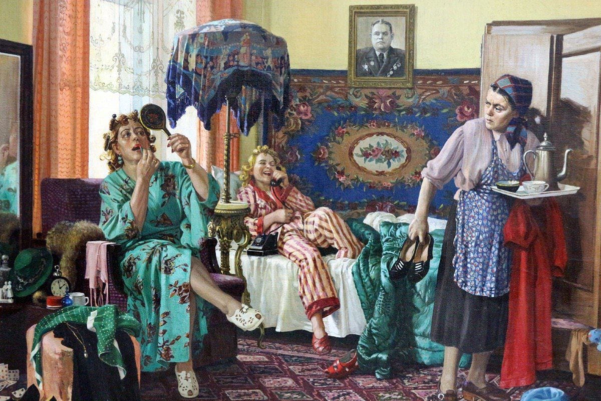 Классовое осуждение в картине «Трутни» Раисы Зеньковой 1949 года
