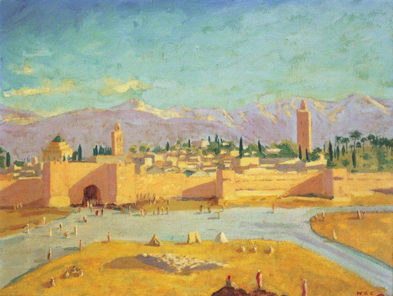 Картина Черчилля 1943 года, подаренная Рузвельту и купленная Брэдом Питтом