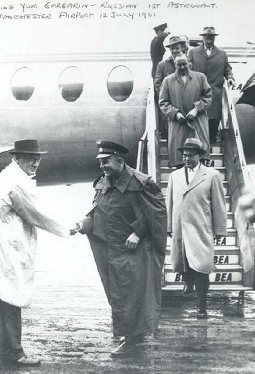 60 лет назад, 11-15 июля 1961 года, состоялся визит Юрия Гагарина в Великобританию