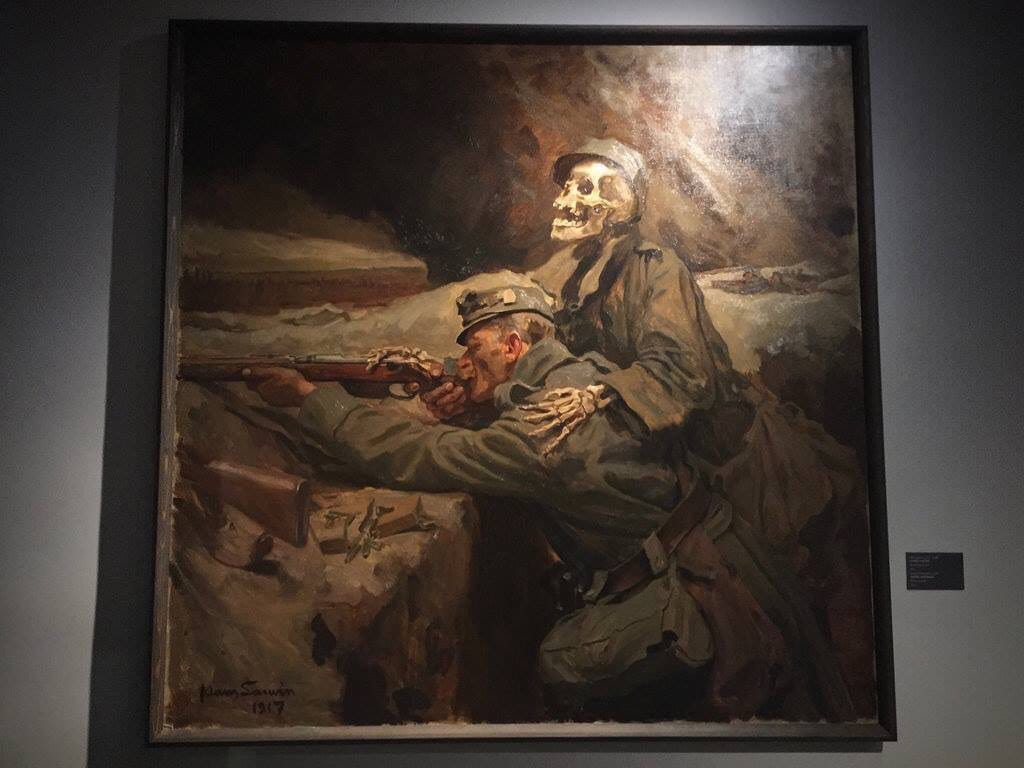 Солдат и смерть, Ханс Лаврин, 1917