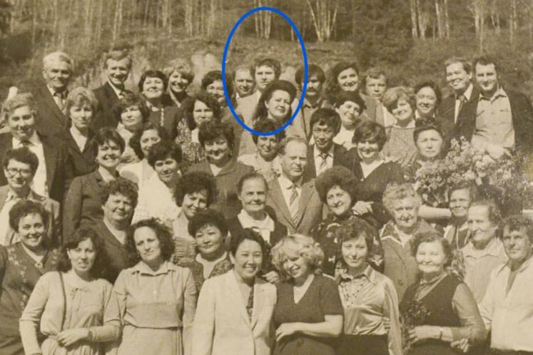 Владимир Жириновский с выпускниками 1964 года