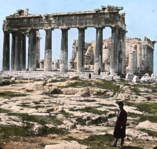 Парфенон, Афины, 1907 год