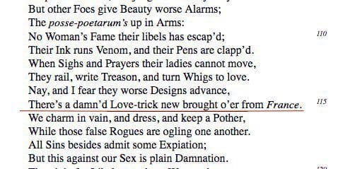 There’s a damn’d Love-trick new brought oer from France