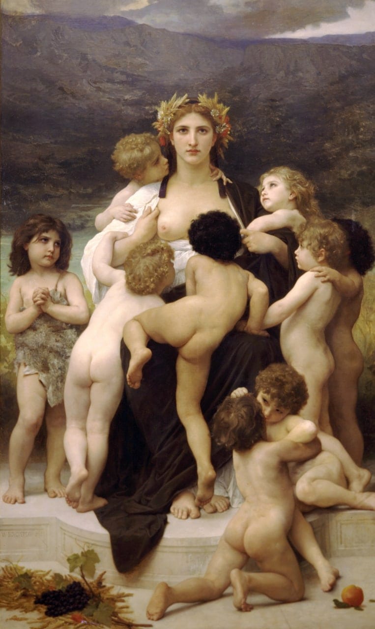 Родина-мать, Уильям-Адольф Бугро, 1883