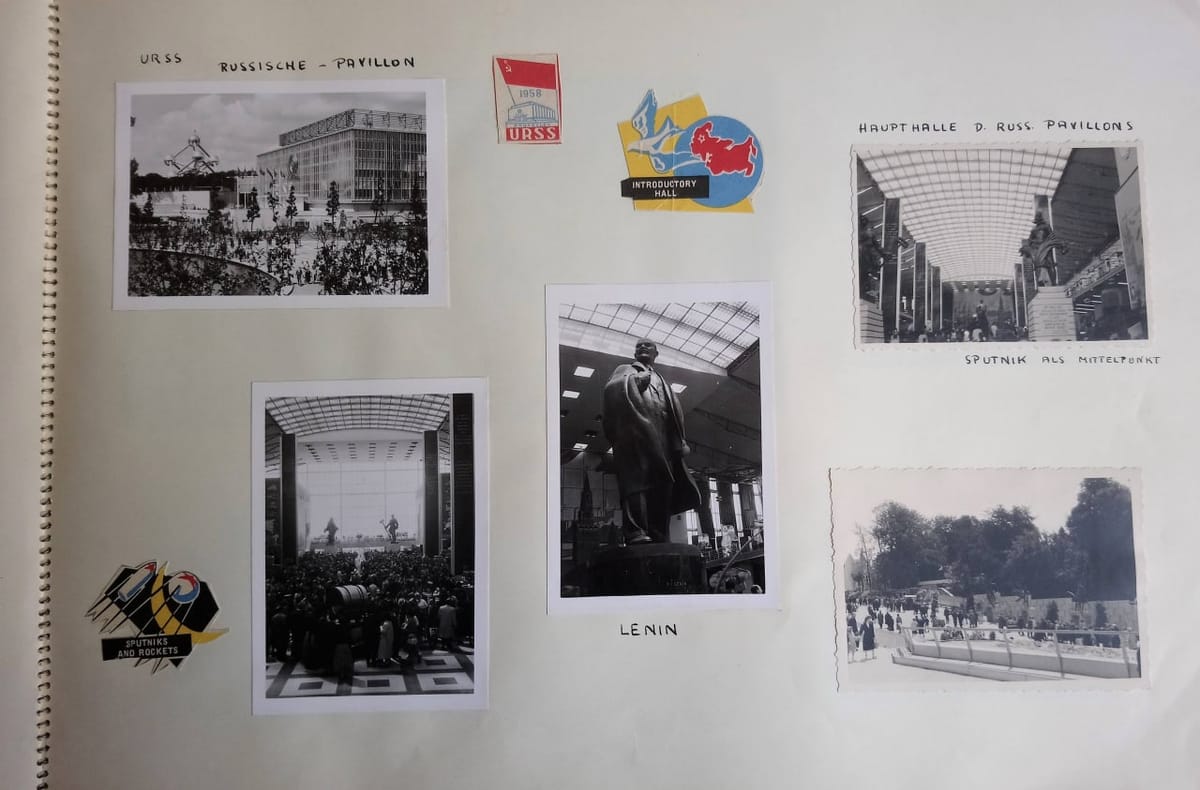 Советский павильон на Всемирной выставке в Брюсселе 1958 года