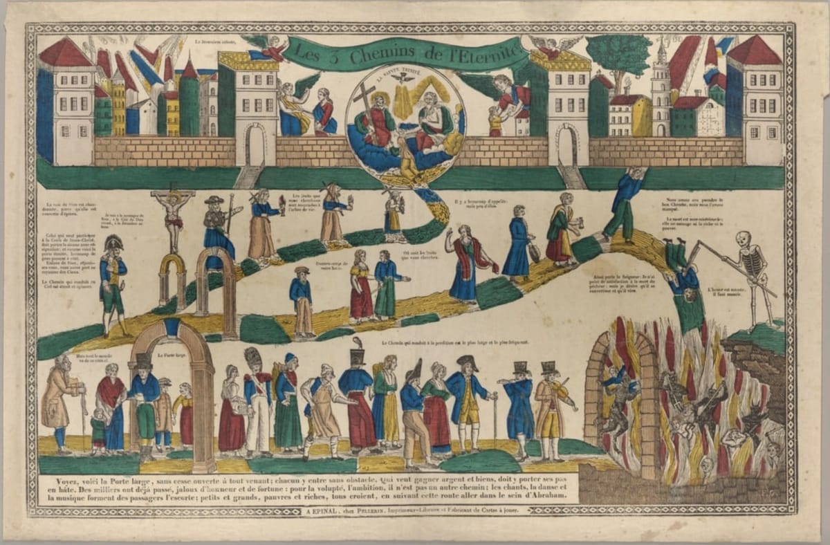 Три дороги к вечности: французская карта 1825 года