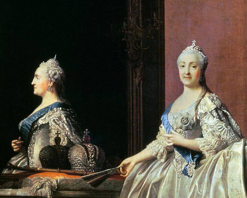 Екатерина II и Елизавета II, кому зеркальный портрет удался лучше?