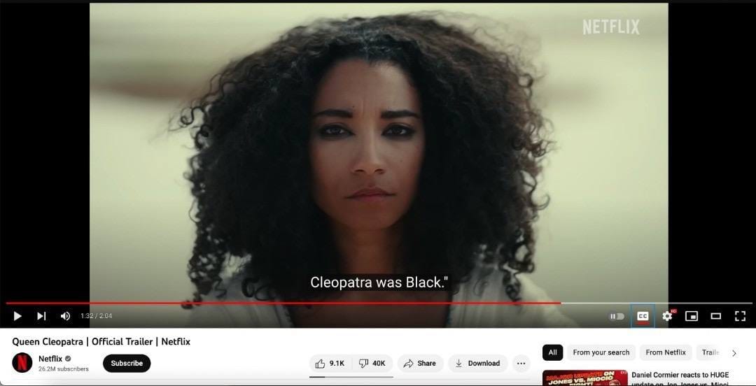 Фильм Netflix продюсера Джады Пинкетт Смит о чёрной Клеопатре и династия Птолемеев