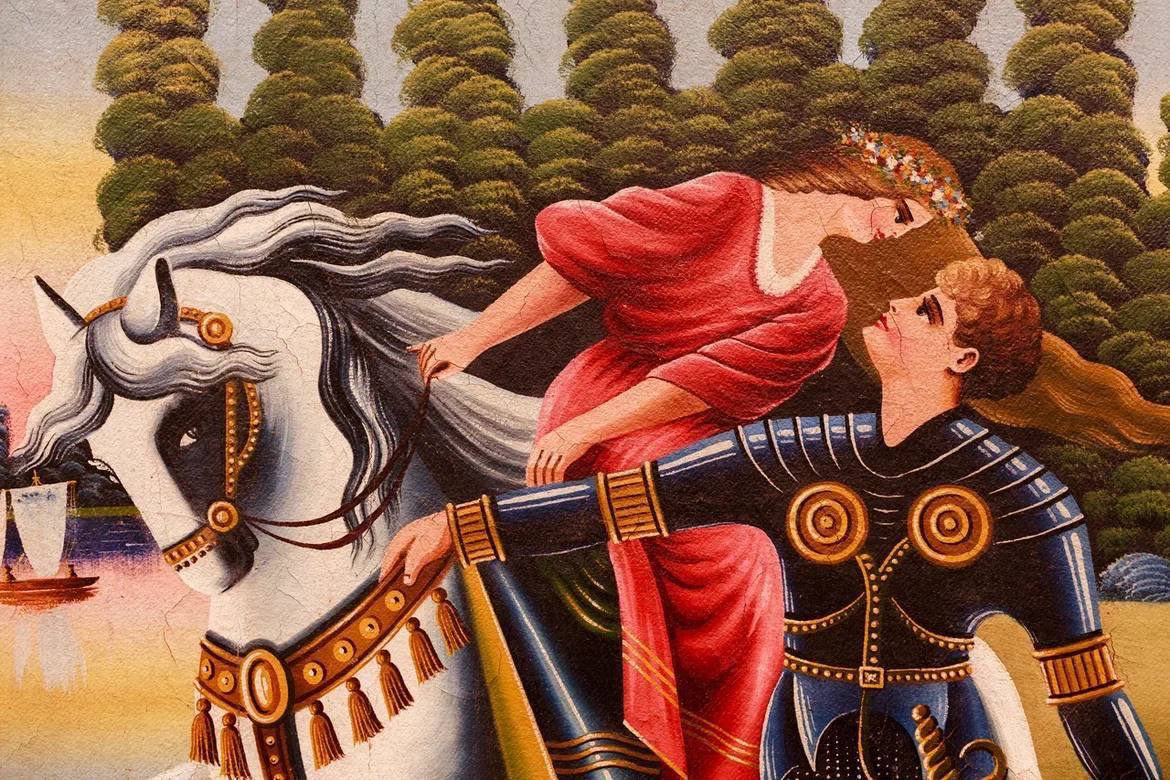 Все мы любим сюжеты о старичках и старушках, которые украшают свои избы золотом деревенского барокко, превращают простые сельские домики в галереи лубка и без всякого художественного образования пишут масштабные живописные полотна на темы…