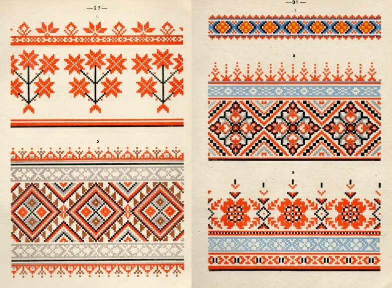 2 книги по белорусскому орнаменту, ткачеству и вышивке: