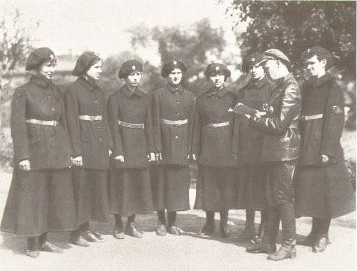 Петроградские женщины милиционеры, 1919