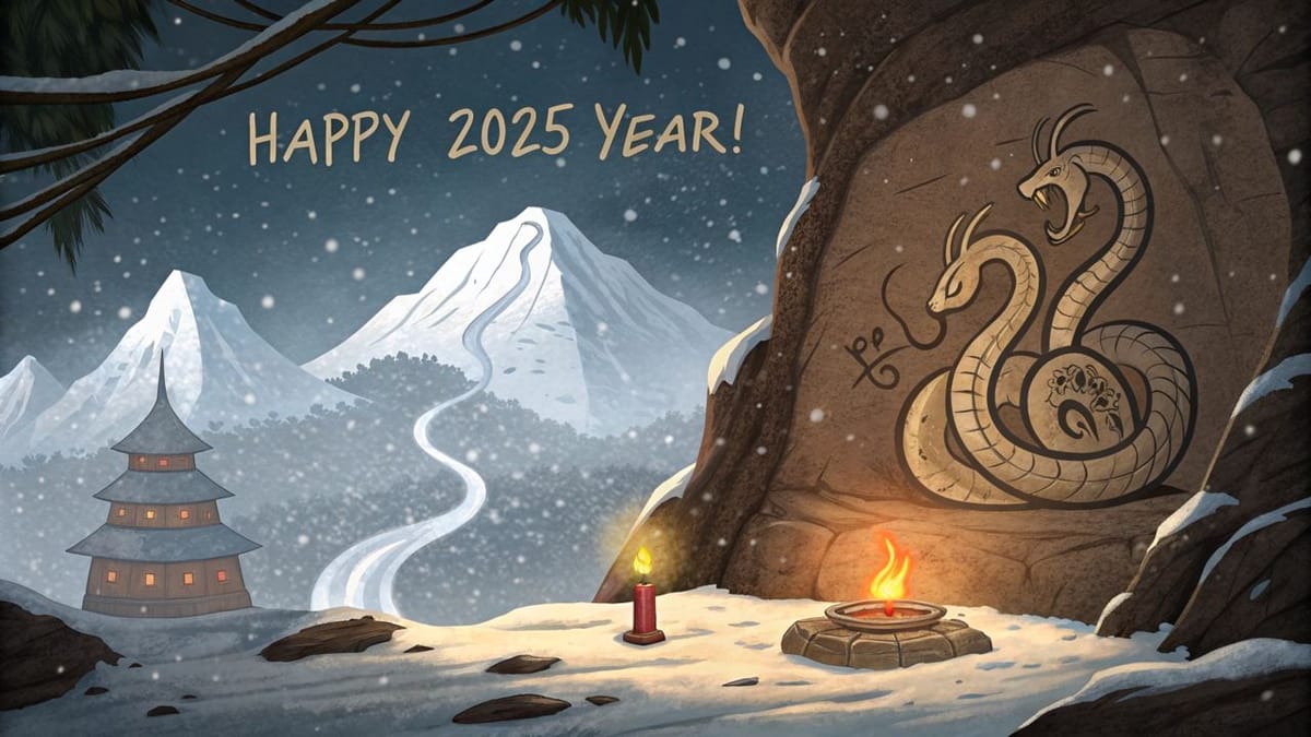🐍С наступившим новым годом!