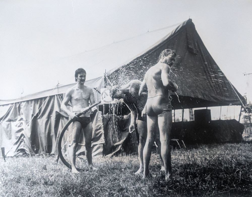 Фотография: Пожарники, 1980-е гг