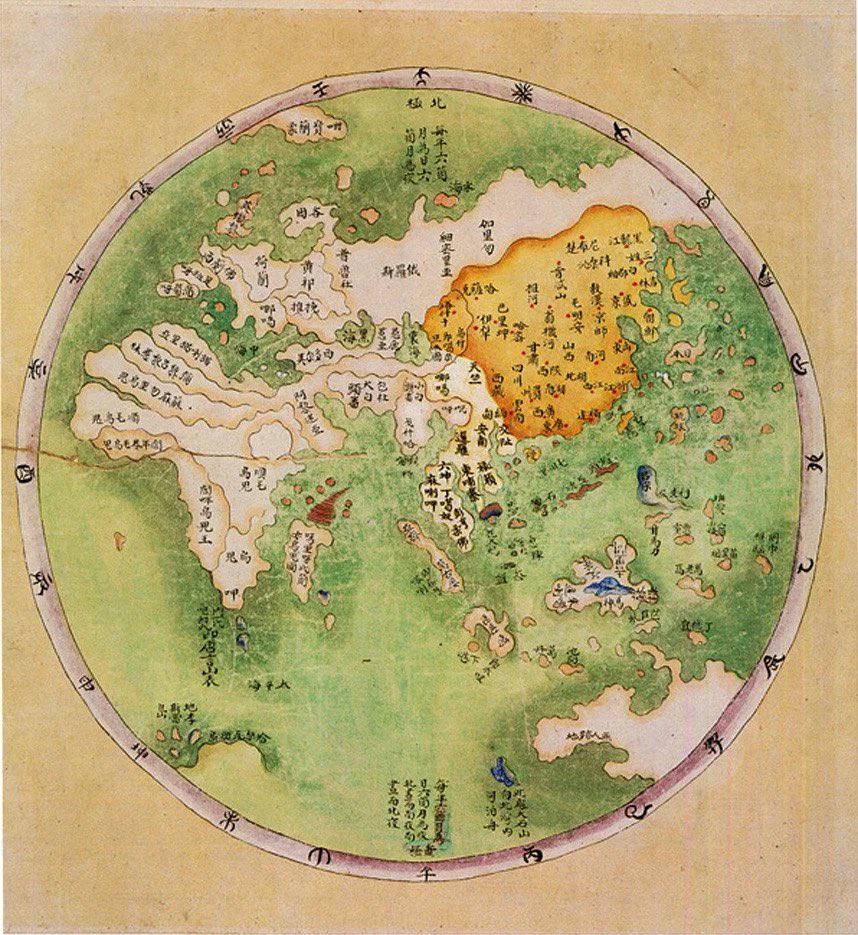 Китайская карта мира 1799 года