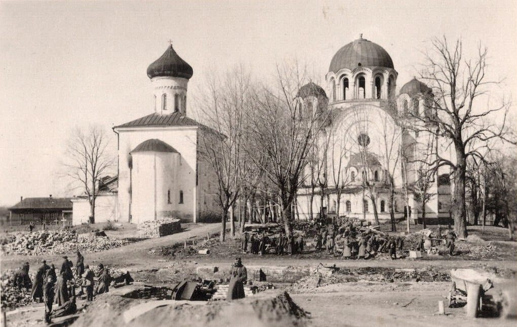 Спасо-Евфросиниевский монастырь, Полоцк, 1942 год