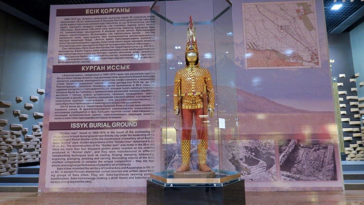 Золотой человек Казахстана или степная элита саков?