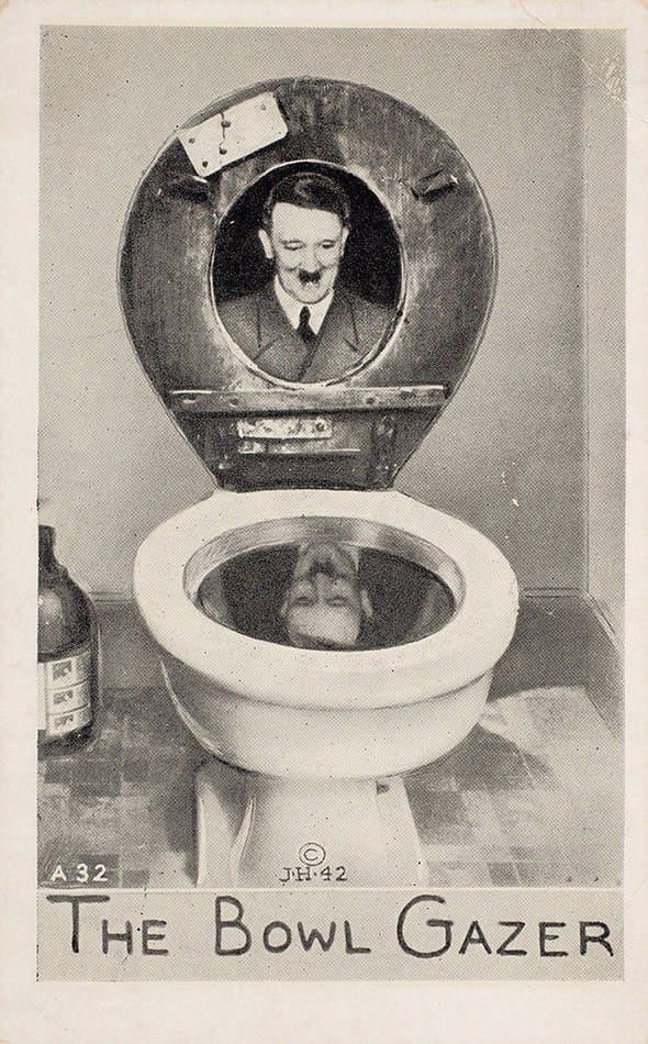 Наблюдатель за чашей: Открытка-карикатура, Нью-Йорк, 1942