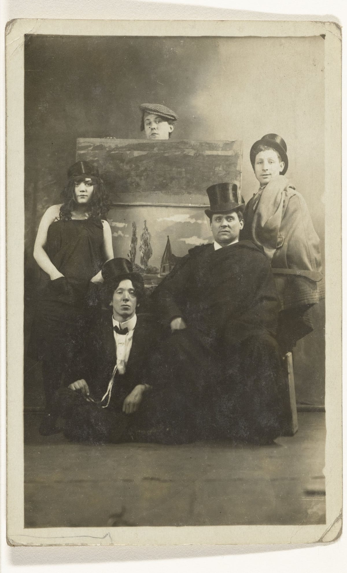 Групповой портрет с пятью актерами, 1910-1940