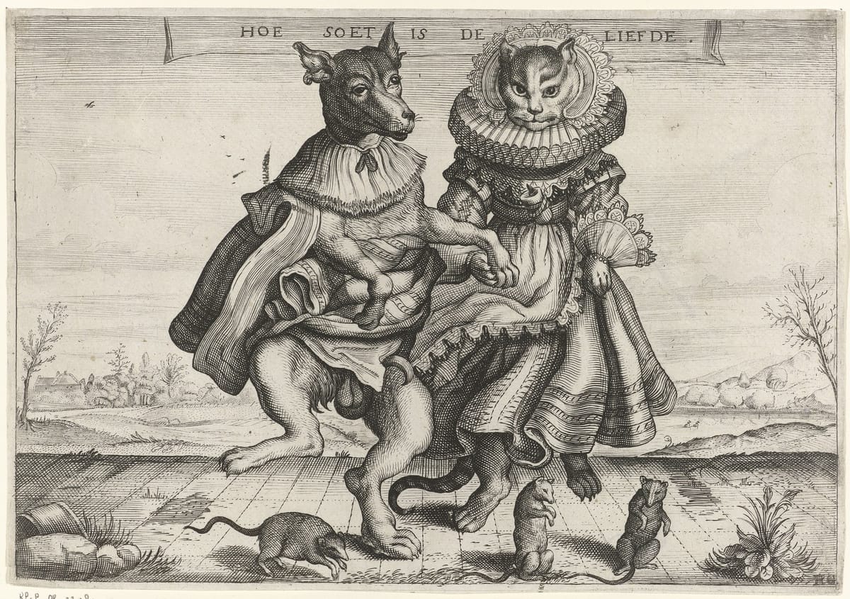 Это могли быть мы с тобой, если бы были кошкой и собакой, 1620-1660