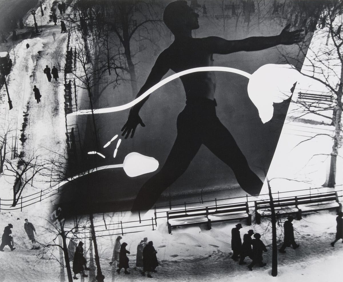 Весна на Мэдисон-сквер, фотомонтаж, 1938