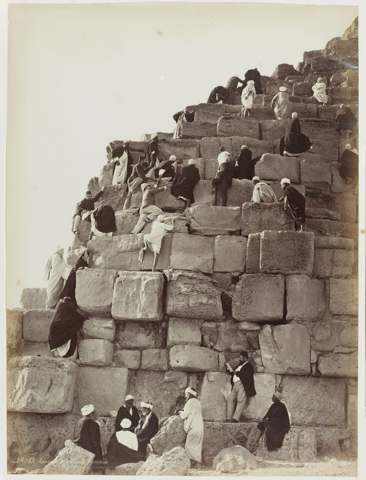 Восхождение на пирамиду Хеопса, 1869-1889